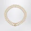 Vivienne Westwood Choker Graziella With Synthetic Pearls In Gold