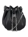 Vivienne Westwood Women Chrissy Small Bucket Bag In Black