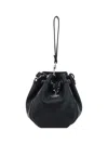 Vivienne Westwood Chrissy Small Bucket Bag In Black