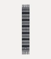 Vivienne Westwood Chunky Stripe Scarf Grey Chunky Stripes Unisex In Gray