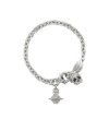 Vivienne Westwood Circe Bracelet Platinum-white Platinum-white Women In Black