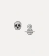Vivienne Westwood Circe Drop Earrings Silver Cubic Zirconia Women In Silver