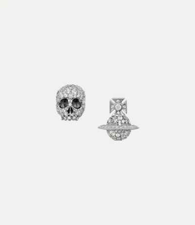 Vivienne Westwood Circe Drop Earrings Silver Cubic Zirconia Women