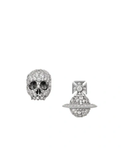 Vivienne Westwood Circe Stud Earrings In Brown