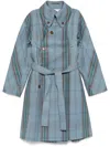 Vivienne Westwood Multicolor Cj Coat In Blue