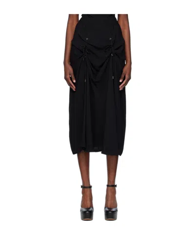 VIVIENNE WESTWOOD CJ DRAPED MIDI SKIRT