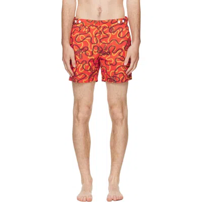 Vivienne Westwood オレンジ Classic ボクサー スイムショーツ In Orange