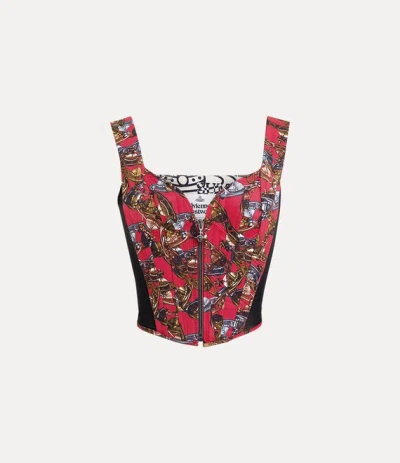 Vivienne Westwood Classic Corset In Crazy-orb