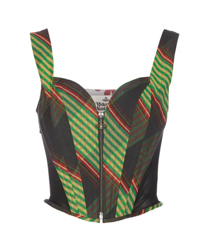 Vivienne Westwood Classic Corset In Green