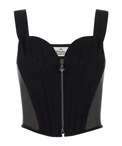 VIVIENNE WESTWOOD VIVIENNE WESTWOOD ZIP-UP CORSET TOP