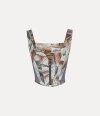 Vivienne Westwood Printed Wool Corset Top