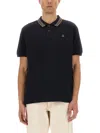 Vivienne Westwood Classic Cotton Pique Polo Shirt In Black