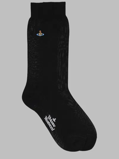 Vivienne Westwood Classic Cotton Socks For Women In Black