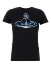 Vivienne Westwood Orb Print T-shirt In Black