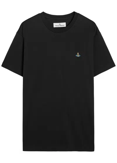 VIVIENNE WESTWOOD VIVIENNE WESTWOOD CLASSIC LOGO STRETCH-COTTON T-SHIRT