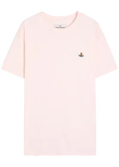 Vivienne Westwood Classic Logo Stretch-cotton T-shirt In Pink