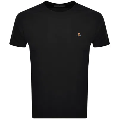 VIVIENNE WESTWOOD VIVIENNE WESTWOOD CLASSIC LOGO T SHIRT BLACK