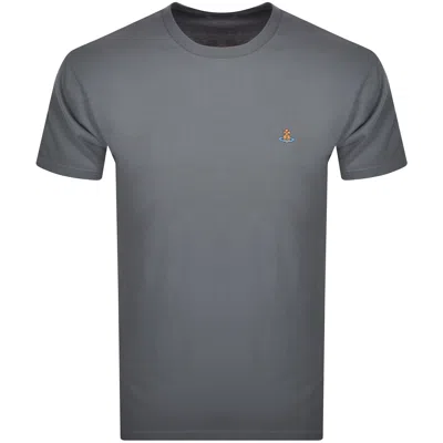 Vivienne Westwood Classic Logo T Shirt Grey In Grey