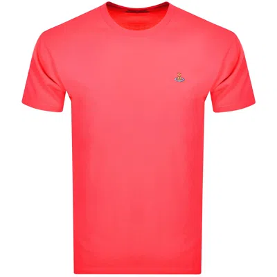 Vivienne Westwood Classic Logo T Shirt Red