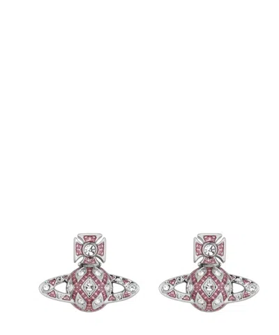 Vivienne Westwood Classic Minimalist Stud Earrings In Multi
