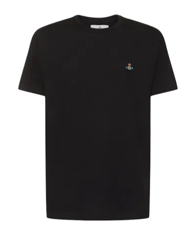 Vivienne Westwood Classic Orb T-shirt In Black