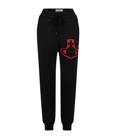 Vivienne Westwood Classic Orb Jogging Bottoms In Black