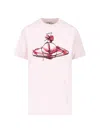 Vivienne Westwood Crew Neck Graphic Print Short Sleeves Top