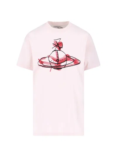 Vivienne Westwood Classic Pink Cotton T-shirt