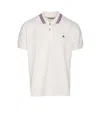 Vivienne Westwood Ribbed Collar Short Sleeves T-shirt In White