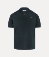 Vivienne Westwood Classic Polo Print Organic Piquet Dots / Orbs Black / White Xl Men In Blue