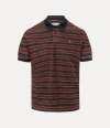 Vivienne Westwood Multicolor Polo Shirt With Orb Decoration On The Chest And All-over Stripes Motif In Cotton Man In Multi