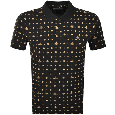 Vivienne Westwood Classic Polo T Shirt Black