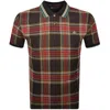 Vivienne Westwood Multicolor Polo Shirt With Orb Decoration On The Chest And All-over Tartan Motif In Cotton Man In Multi