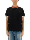 VIVIENNE WESTWOOD CLASSIC POLO WITH CONTRASTING COLLAR