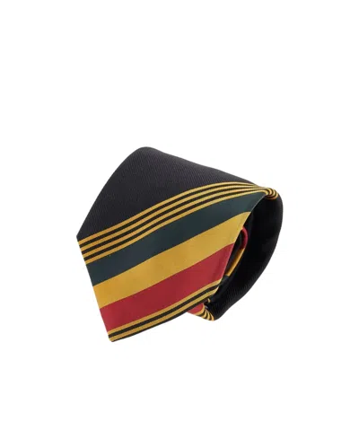 Vivienne Westwood Classic Striped Tie In Black