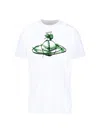Vivienne Westwood Orb Printed Crewneck T-shirt In White