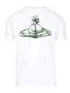 Vivienne Westwood Crew Neck Graphic Print Short Sleeves In White