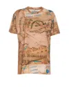 Vivienne Westwood Crew Neck Graphic Print Regular Fit Top In Brown