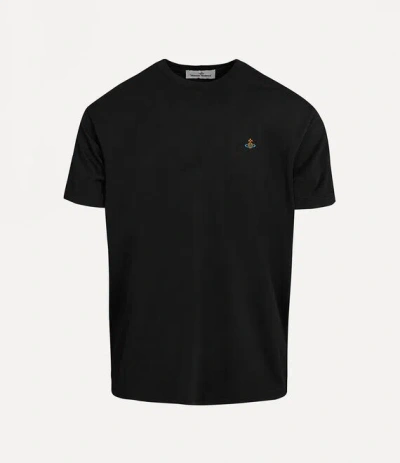 VIVIENNE WESTWOOD CLASSIC T-SHIRT MULTICOLOUR ORB COTTON BLACK XXL UNISEX