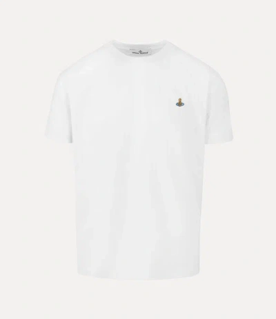 Vivienne Westwood Classic T-shirt Multicolor Orb Cotton White Xxl Unisex