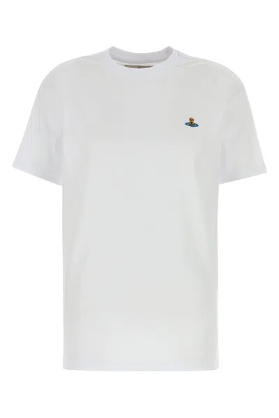 Vivienne Westwood Classic T-shirt Multicolor Orb In White