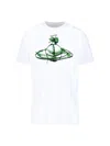 Vivienne Westwood Orb Printed Crewneck T-shirt In White
