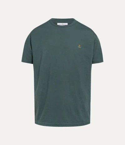 Vivienne Westwood Classic T-shirt Multicolour Orb Cotton Woodland 3xl Unisex In Green