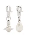 Vivienne Westwood Claude Drop Earrings In Silver