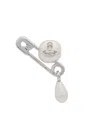 Vivienne Westwood Claude Pearl-embellished Single Stud Earring In Pearl