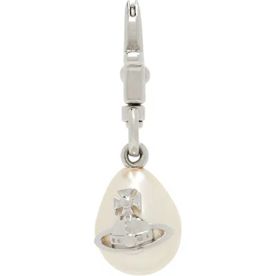 Vivienne Westwood Claude Single Earring In Metallic