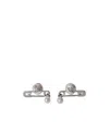 Vivienne Westwood Claude Small Stud Earrings In Gray