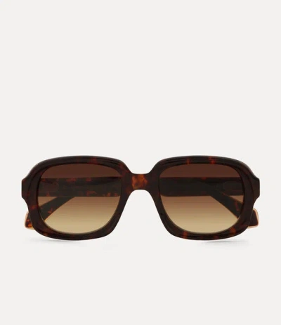 Vivienne Westwood Claude Sunglasses Acetate Brown  Men In Multi