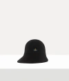 Vivienne Westwood Cloche Cloche Wool Black S/m Unisex In Black