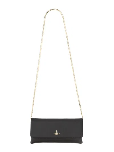 Vivienne Westwood Clutch "victoria" In Black